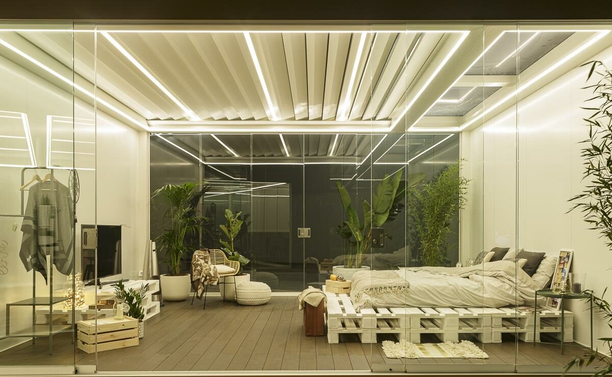 d3pergola-corradi-imago-pergola-bioclimatica-11 Pérgola bioclimática con cristalera