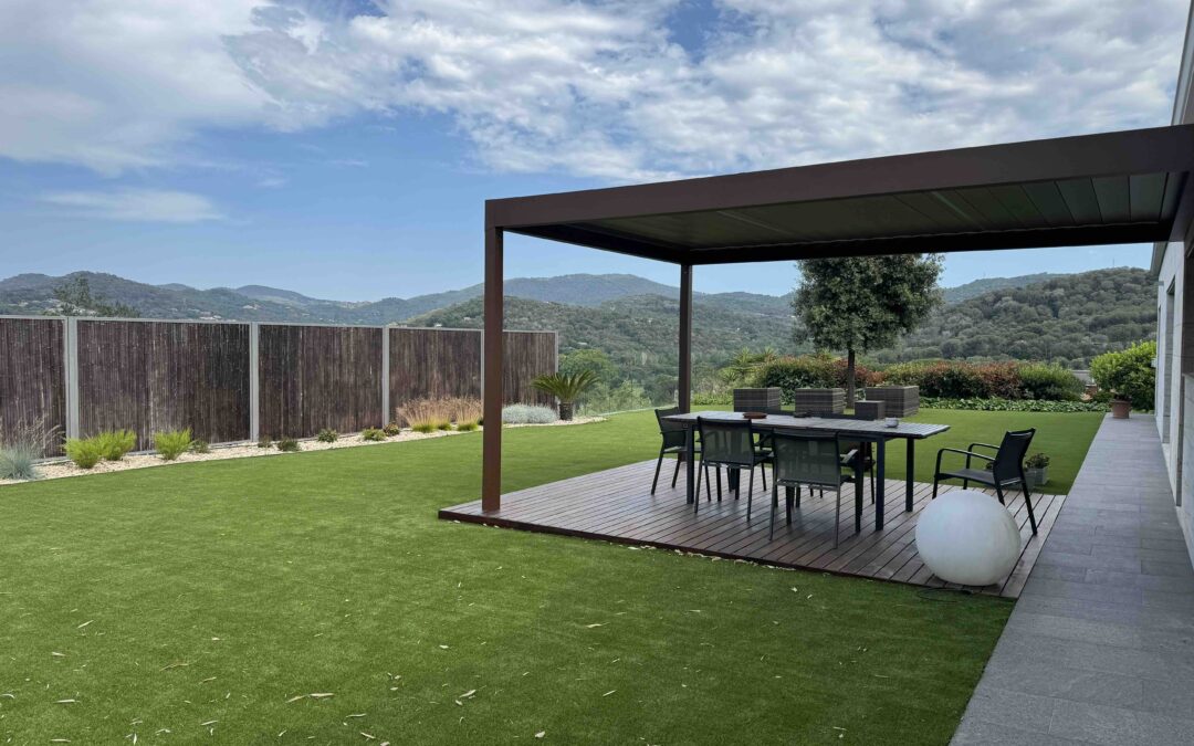 Pérgola bioclimática en Vallromanes