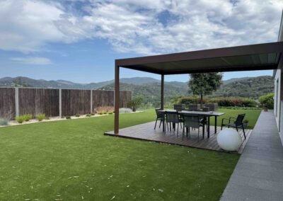Pérgola bioclimática en Vallromanes
