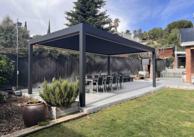 Pérgola bioclimática imago en Bellaterra